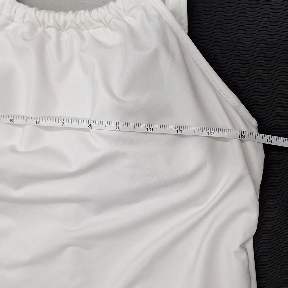 ATHLETA White Athletic Dress with Built in Bra - Picture 9 of 11
